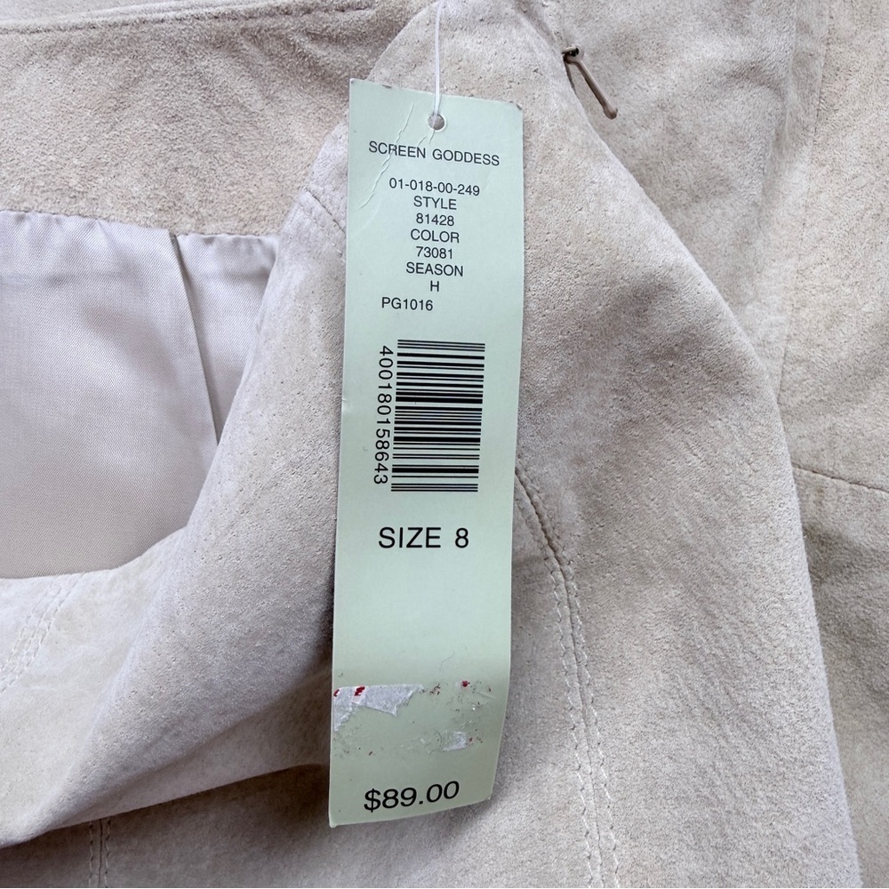Ideology women's 100% suede leather skirt - Picture 10 of 10